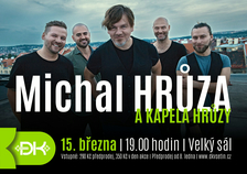 Zpěvák Michal Hrůza se chystá na jarní turné, přijede i na Vsetín